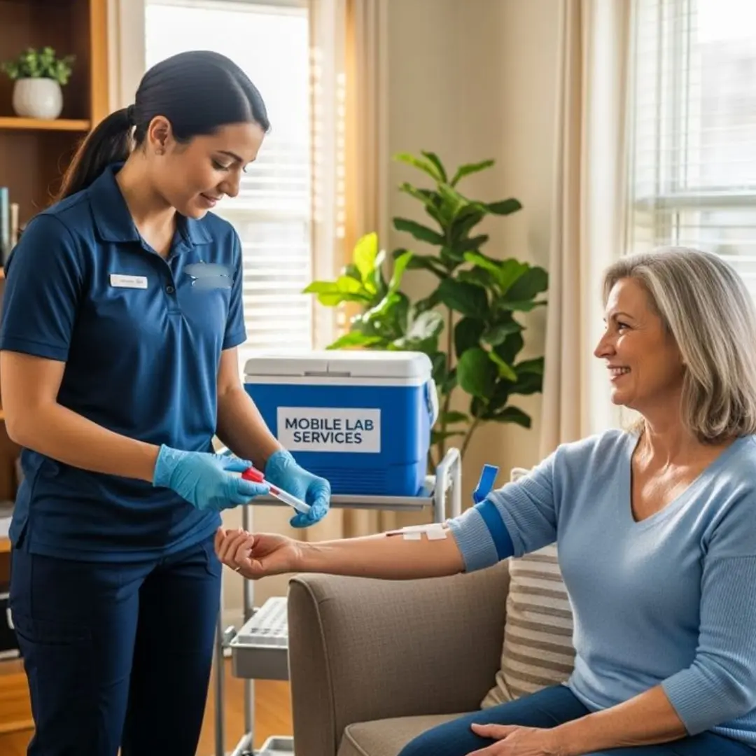 Scheduling an at-home lab collection in Dallas with Well Health Labs